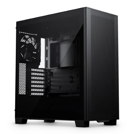 Phanteks XT Pro | <b>Black</b> | <b>Glass Side Panel</b> | Front IO: 1x USB-C 3.0 + 1x USB-A 3.0 + Microphone | Headphone combo + Power Button + Reset Button