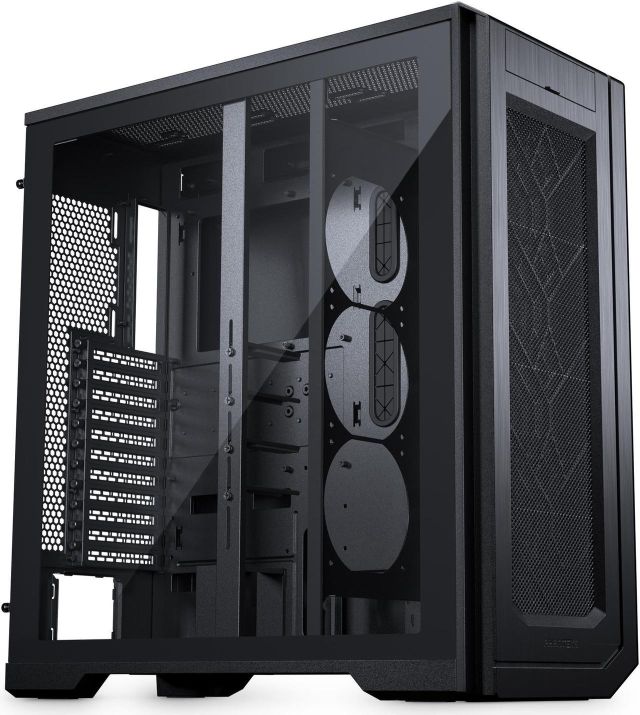 Phanteks Enthoo Pro II Server Edition Full Tower Case EATX, <strong>Black with tempered glass window</strong>, front 1x USB-C 3.2 Gen 2 / 4x USB-A 3.0, Headphone Out, Mic In